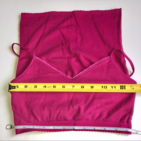 2/$15 Q & A Tank Top Cami Spaghetti Strap Camisole built in Bralette Small Women - Picture 8 of 15